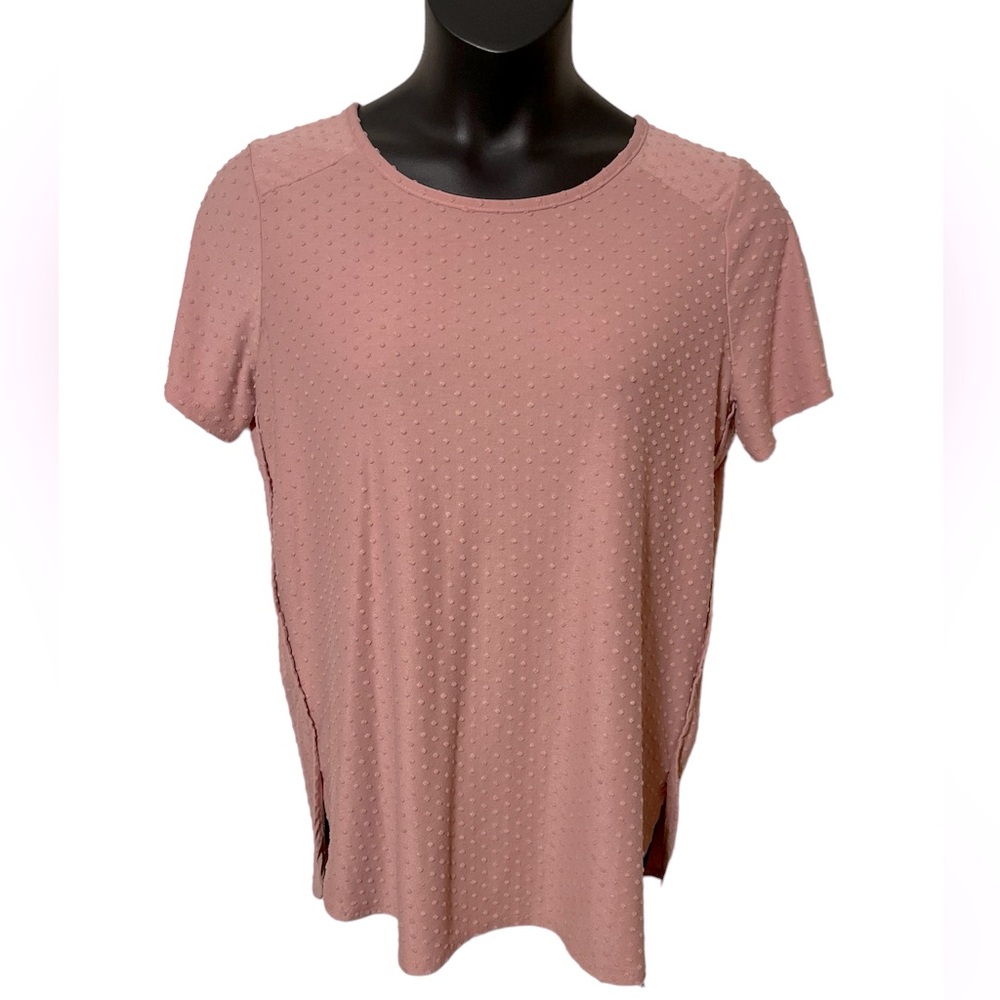 Adrianna Papell Women's Raised Polka Dot Shirt